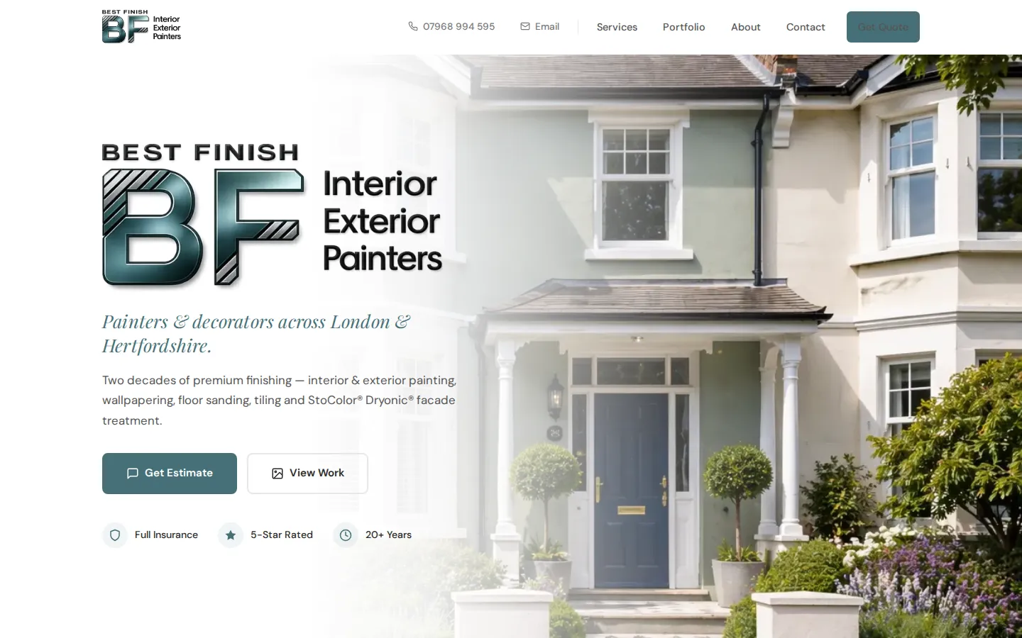 The BestFinish website